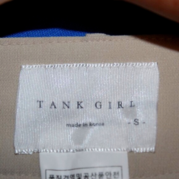 TANK GIRL Wide Leg Pants - Women's Size S - Tan/Beige - Cropped - Picture 9 of 9